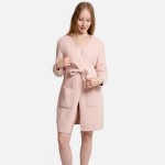 Wholesale comfyLuxe Happy Plush Knit Robe Cardigan One fits most Poly Microfiber