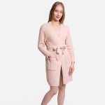 Wholesale comfyLuxe Happy Plush Knit Robe Cardigan One fits most Poly Microfiber