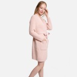 Wholesale comfyLuxe Happy Plush Knit Robe Cardigan One fits most Poly Microfiber