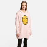 Wholesale comfyLuxe Smile Oversized Blanket Hoodie Front Pocket One Fits Most Po