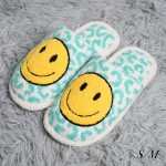Wholesale comfyLuxe Leopard Print Smile Slide Slippers US Women s S M M L Polyes