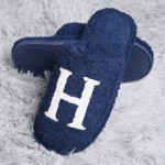 Wholesale comfyLuxe H Print Smile Slide Slippers US Women s S M M L Polyester Ru