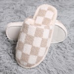 Wholesale comfyLuxe Checker Microfiber Slide Slipper US Women s S M M L Polyeste