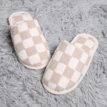 Wholesale comfyLuxe Checker Microfiber Slide Slipper US Women s S M M L Polyeste