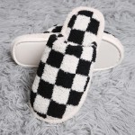 Wholesale comfyLuxe Checker Microfiber Slide Slipper US Women s S M M L Polyeste