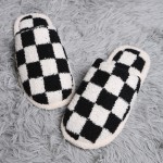 Wholesale comfyLuxe Checker Microfiber Slide Slipper US Women s S M M L Polyeste