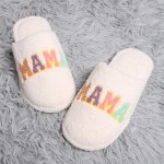 Wholesale comfyLuxe Embroidered Microfiber Slide Slipper US Women s S M M L Poly