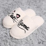 Wholesale comfyLuxe Embroidered Microfiber Slide Slipper US Women s S M M L Poly