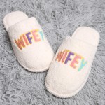 Wholesale comfyLuxe Embroidered Microfiber Slide Slipper US Women s S M M L Poly