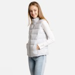 Wholesale comfyLuxe Lightweight Fitted Puffer Vest Zip Closure Two Side Pockets
