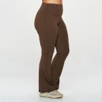 Wholesale women s Yoga Flare Waisted Pants Breathable Material Keep Cool Dry Ult