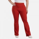 Wholesale women s Yoga Flare Waisted Pants Breathable Material Keep Cool Dry Ult