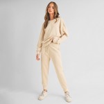 Wholesale women s Solid Crewneck Scuba Sweatshirt Pack Long sleeves Simple casua