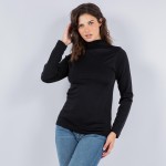 Fleece Lined Mock Neck Long Sleeve Top

- One Size Fits Most 0-14
- 92% Polyester / 8% Spandex