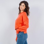 Wholesale soft Knit Exposed Seam Sweater Pack Side Slits Included Viscose Polyes