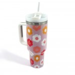 Wholesale valentines Printed oz Double Wall Stainless Steel Vacuum Tumbler Handl