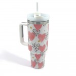 Wholesale valentines Printed oz Double Wall Stainless Steel Vacuum Tumbler Handl