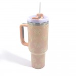 Wholesale valentines Printed oz Double Wall Stainless Steel Vacuum Tumbler Handl