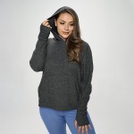 Wholesale women s Ultra Soft Hoodie Thumb Hole Pack Kangaroo Pocket Thumb Hole S