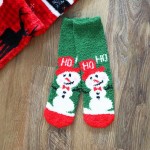 Wholesale soft Christmas Knit Crew Sock One Fits Most Assorted Colors Designs Po