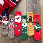 Wholesale soft Christmas Character Knit Mini Crew Socks One Fits Most Assorted C