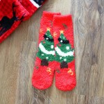 Wholesale soft Christmas Character Knit Mini Crew Socks One Fits Most Assorted C