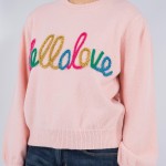 Wholesale hello Love Script Valentine s Day Sweater Pack Crew Neckline Cuffed S