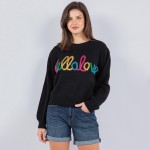 Wholesale hello Love Script Valentine s Day Sweater Pack Crew Neckline Cuffed S