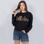 'Hello Love' Script Valentine's Day Sweater (6 Pack) 

- Crew Neckline 
- Cuffed Sleeve 
- 39% Acrylic / 31% Polyester / 30% Polyamide 