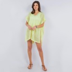 Wholesale hollow Crochet Swimsuit Coverup One Fits Most Side Tie Detail Polyeste