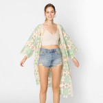 Wholesale do Everything Love Open Knit Crochet Kimono One Fits Most Acrylic