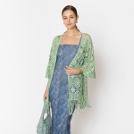 Do Everything In Love Flower Pattern Open Knit Kimono With Fringe Detail

- One Size Fits Most
- 100% Cotton