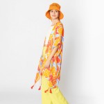 Wholesale do Everything Love Bold Floral Print Kimono Tassel Details One Fits Mo