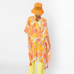 Wholesale do Everything Love Bold Floral Print Kimono Tassel Details One Fits Mo