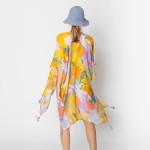 Wholesale do Everything Love Bold Floral Print Kimono Tassel Details One Fits Mo