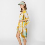 Do Everything In Love Bold Floral Print Kimono With Tassel Details 

- One Size Fits Most (0-14)
- 100% Polyester 