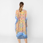 Wholesale do Everything Love Kaleidoscope Print Kimono Tassel Details One Fits M