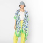 Do Everything In Love Kaleidoscope Print Kimono With Tassel Details 

- One Size Fits Most (0-14)
- 100% Polyester 