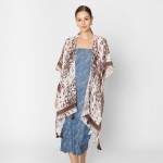 Do Everything In Love Animal Print Kimono With Tassel Details

- One Size Fits Most (0-14)
- 100% Polyester
