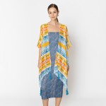 Do Everything In Love Aztec Print Kimono With Tassel Details

- One Size Fits Most (0-14)
- 100 % Polyester