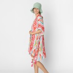 Wholesale do Everything Love Aztec Print Kimono Tassel Details One Fits Most Pol