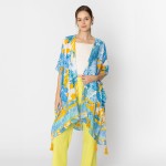 Do Everything In Love Leaf & Flower Print Kimono With Tassel Details 

- One Size Fits Most (0-14)
- 100% Polyester 