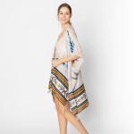 Wholesale do Everything Love Aztec Print Kimono Tassel Details One Fits Most Pol