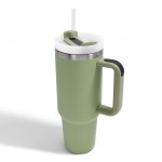 Wholesale solid Color oz Double Wall Stainless Steel Vacuum Tumbler Handle Screw