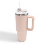 Wholesale solid Color oz Double Wall Stainless Steel Vacuum Tumbler Handle Screw