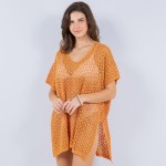 Open Knit Swimsuit Cover Up 

- One Size Fits Most (0-14)
- 100% Polyester 