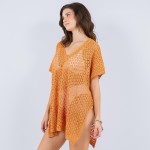 Wholesale open Knit Swimsuit Cover Up One Fits Most Polyester