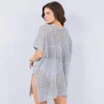 Wholesale open Knit Swimsuit Cover Up One Fits Most Polyester