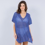 Open Knit Swimsuit Cover Up 

- One Size Fits Most (0-14)
- 100% Polyester 