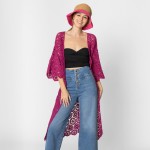 Do Everything In Love Hexagon Crochet Kimono 

- One Size Fits Most 0-14
- 100% Polyester 
